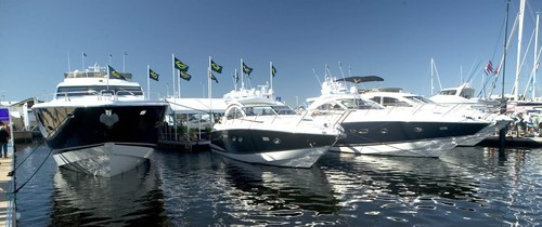 Sunseeker Australia had a strong presence at the Club Marine Mandurah Boat Show and confirmed four vessels sold. - Mandurah Boat Show © MIAA